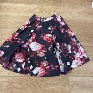 Pink Tartan box pleated skirt